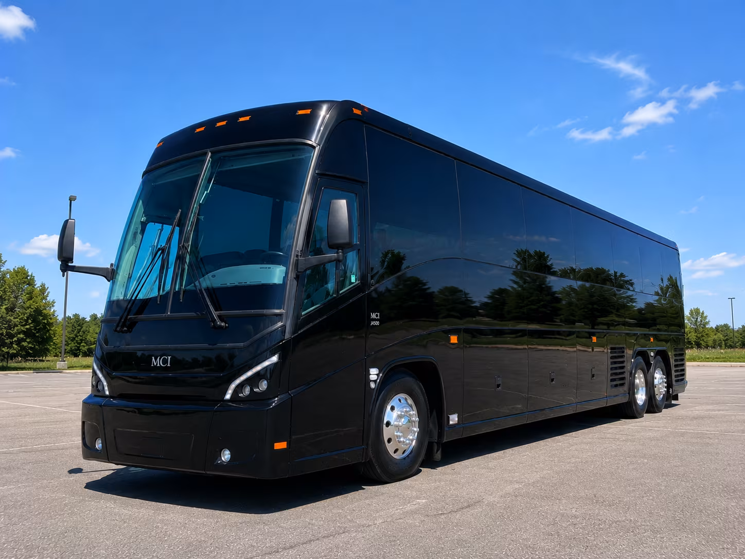 lincoln bus rental service area