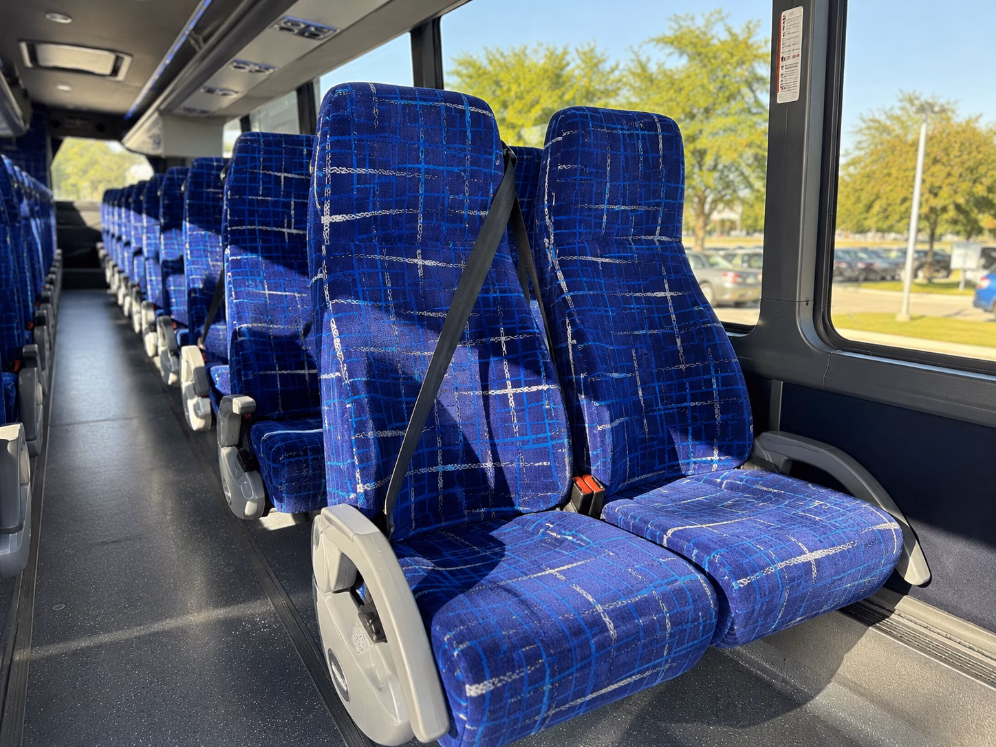 lincoln charter bus interior gallery